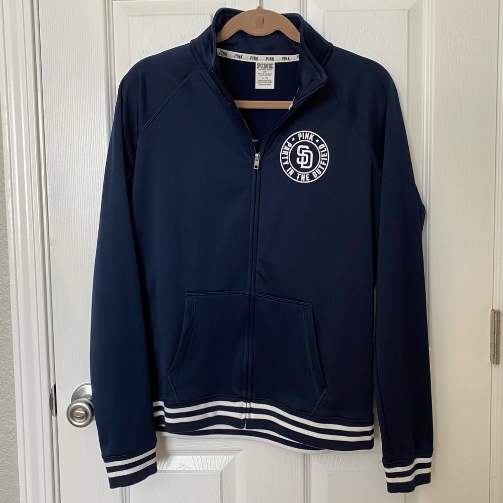 PINK Victoria’s Secret Padres Zip Jacket Large
